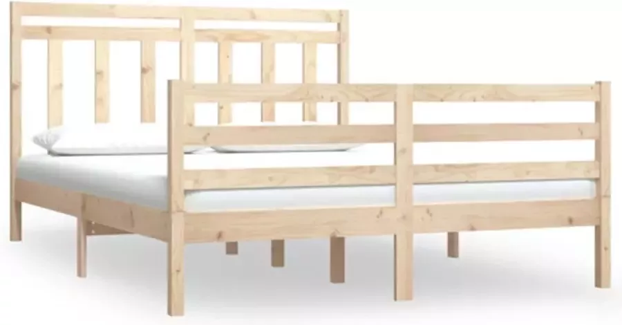 VidaXL -Bedframe-massief-hout-150x200-cm-5FT-King-Size - Foto 3