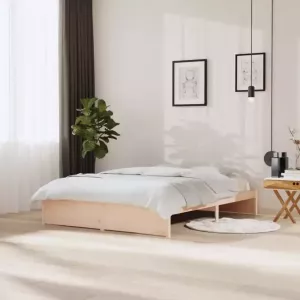 VidaXL Bedframe massief hout 150x200 cm 5FT King Size