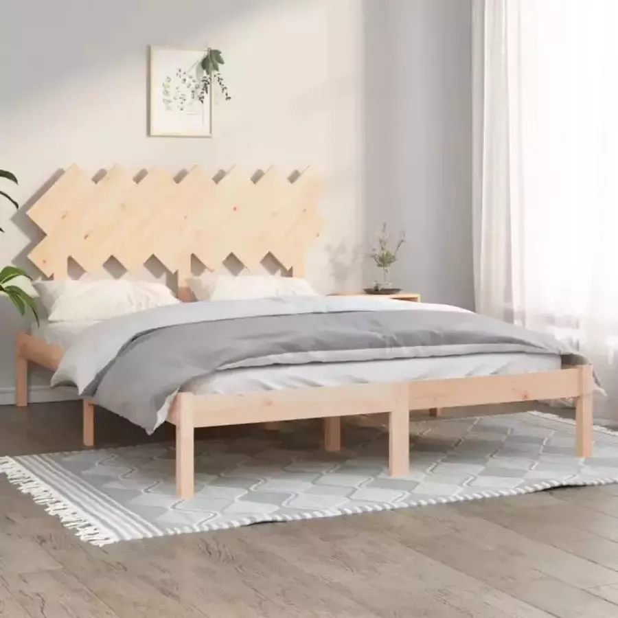 VidaXL -Bedframe-massief-hout-150x200-cm-5FT-King-Size