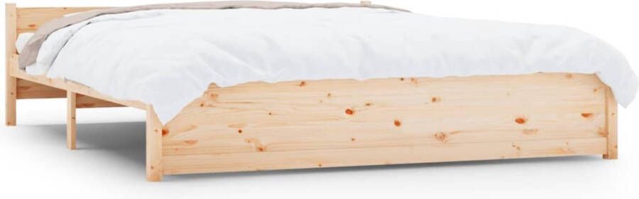 VidaXL -Bedframe-massief-hout-160x200-cm