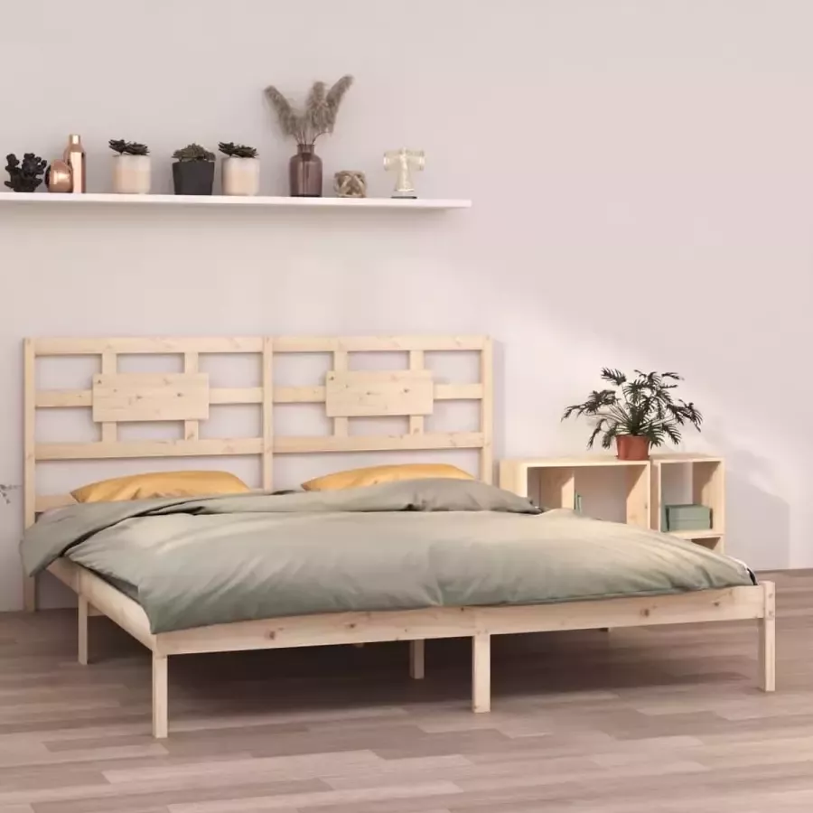 VidaXL -Bedframe-massief-hout-160x200-cm - Foto 2