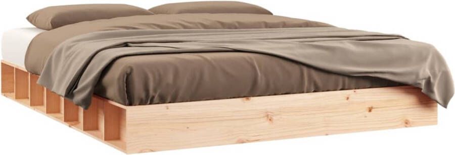 VidaXL -Bedframe-massief-hout-160x200-cm - Foto 4