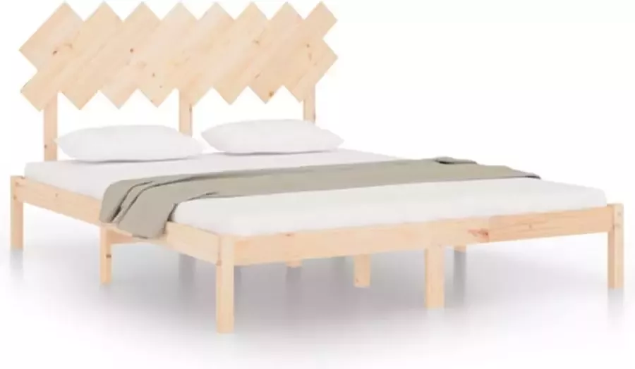 VidaXL -Bedframe-massief-hout-160x200-cm - Foto 2