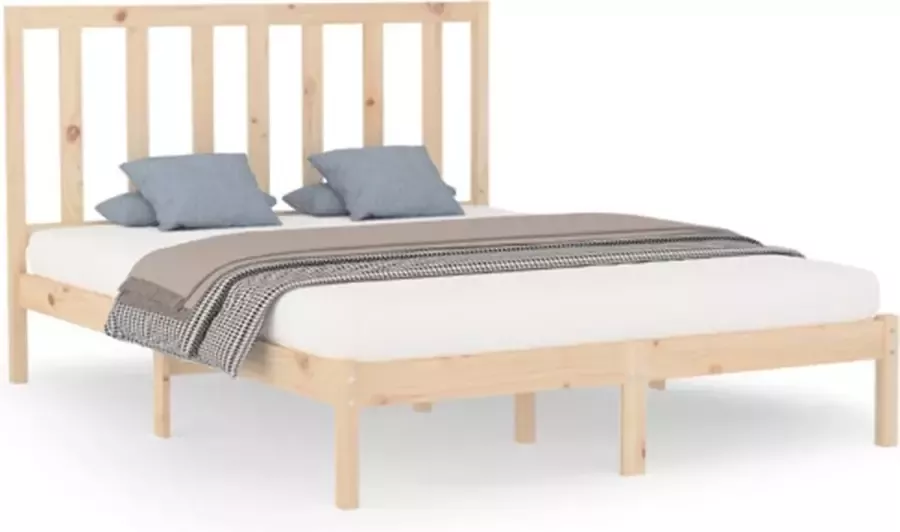 VidaXL -Bedframe-massief-hout-160x200-cm - Foto 10