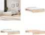 VidaXL Bedframe massief hout 160x200 cm Bedframe Bedframes Bed Bedbodem - Thumbnail 1