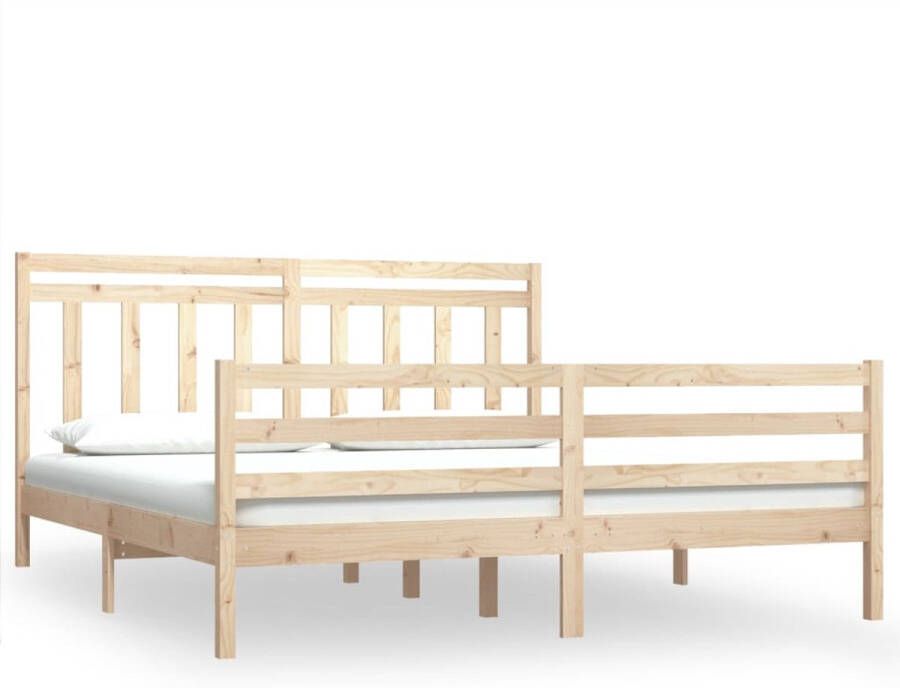 VidaXL -Bedframe-massief-hout-180x200-cm-Super-King-Size