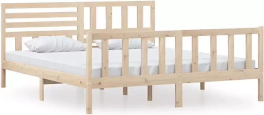 VidaXL -Bedframe-massief-hout-180x200-cm-6FT-Super-King - Foto 3
