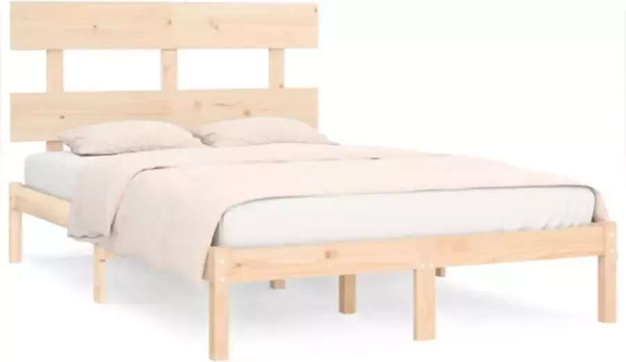 VidaXL -Bedframe-massief-hout-200x200-cm - Foto 3