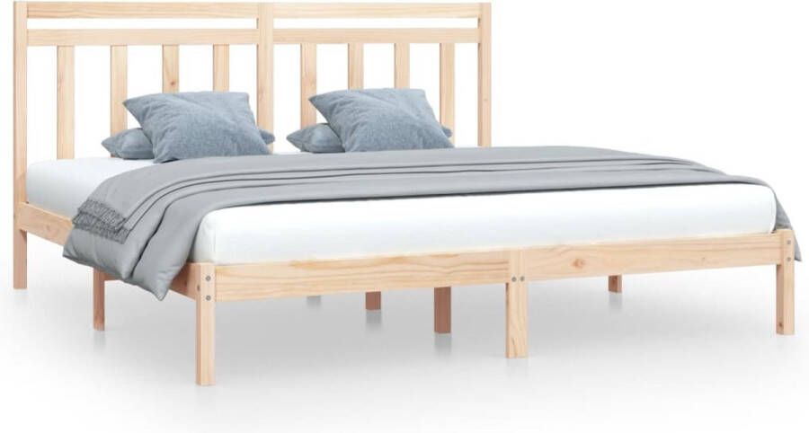 VidaXL -Bedframe-massief-hout-200x200-cm