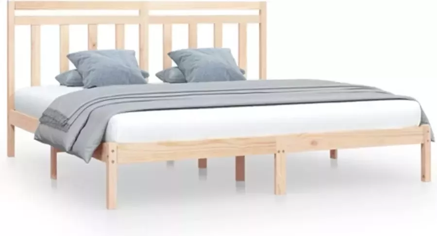 VidaXL -Bedframe-massief-hout-200x200-cm - Foto 2