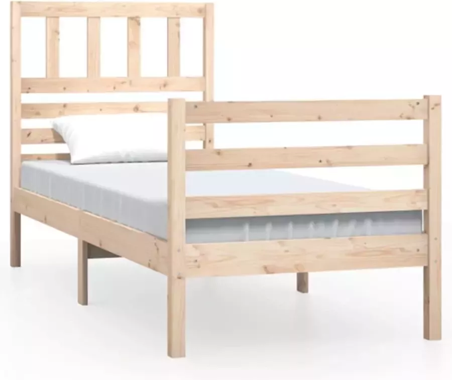 VidaXL -Bedframe-massief-hout-75x190-cm-2FT6-small-single - Foto 3