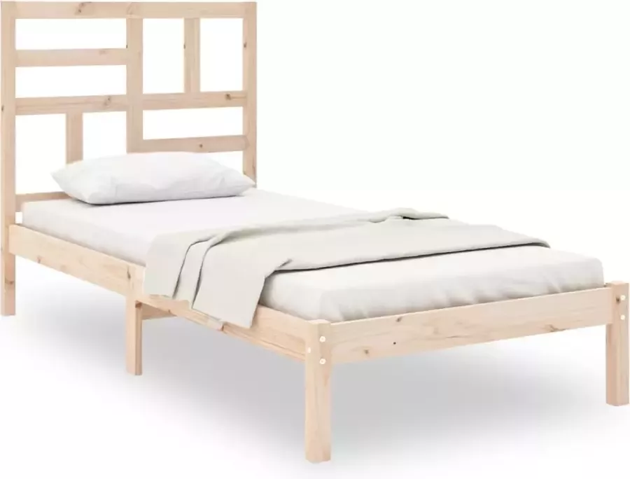 VidaXL Bedframe massief hout 75x190 cm 2FT6 Small Single - Foto 4