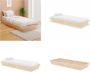 VidaXL Bedframe massief hout 75x190 cm 2FT6 Small Single Bedframe Bedframes Eenpersoonsbed Bed - Thumbnail 4