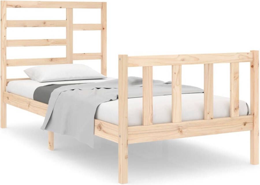 VidaXL -Bedframe-massief-hout-90x190-cm-3FT-Single