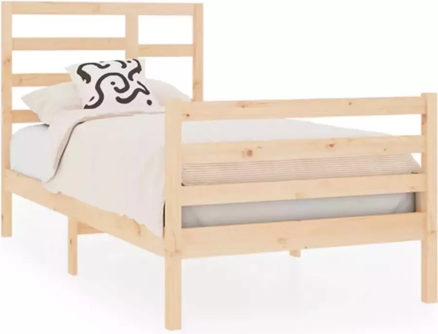 VidaXL -Bedframe-massief-hout-90x190-cm-3FT-Single - Foto 4
