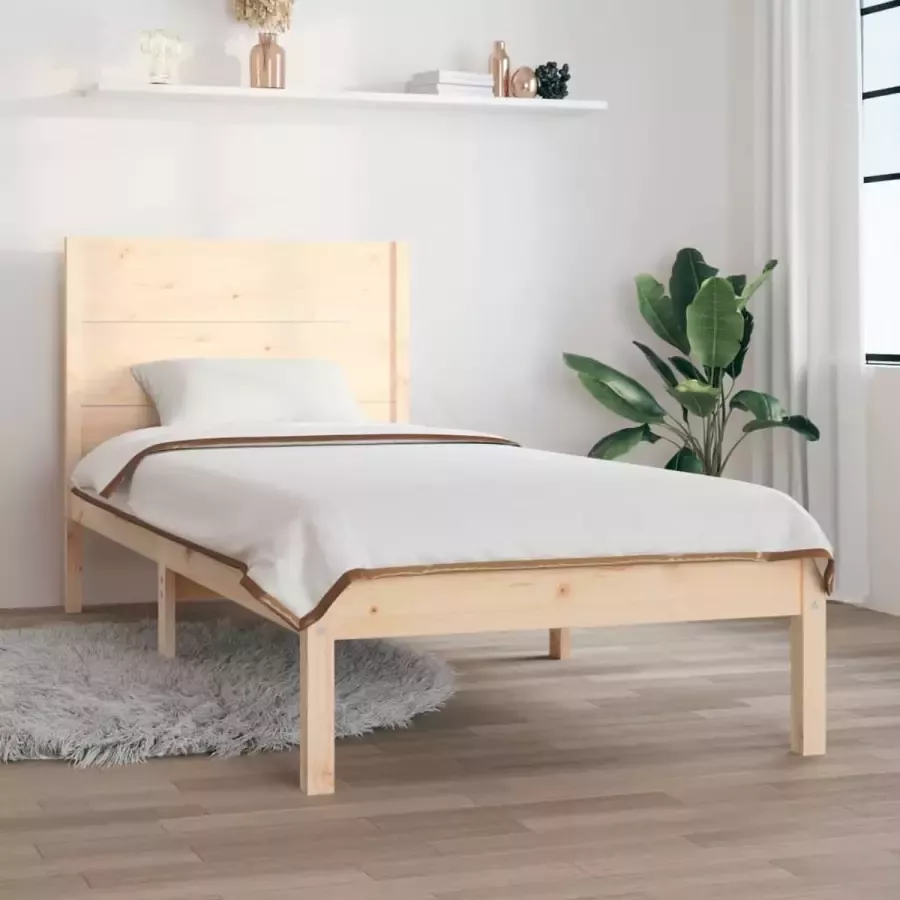 VidaXL Bedframe massief hout 90x190 cm 3FT Single - Foto 1