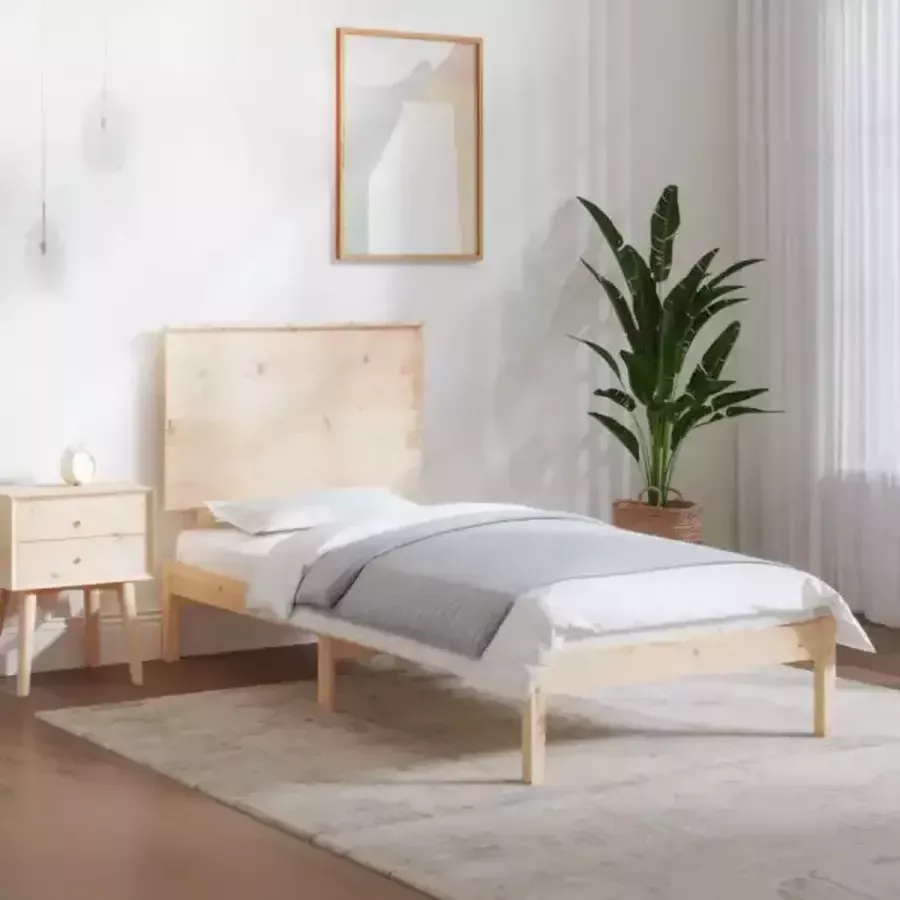 VidaXL Bedframe massief hout 90x190 cm 3FT Single - Foto 1