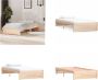 VidaXL Bedframe massief hout 90x190 cm 3FT Single Bedframe Bedframes Bed Bedbodem - Thumbnail 5