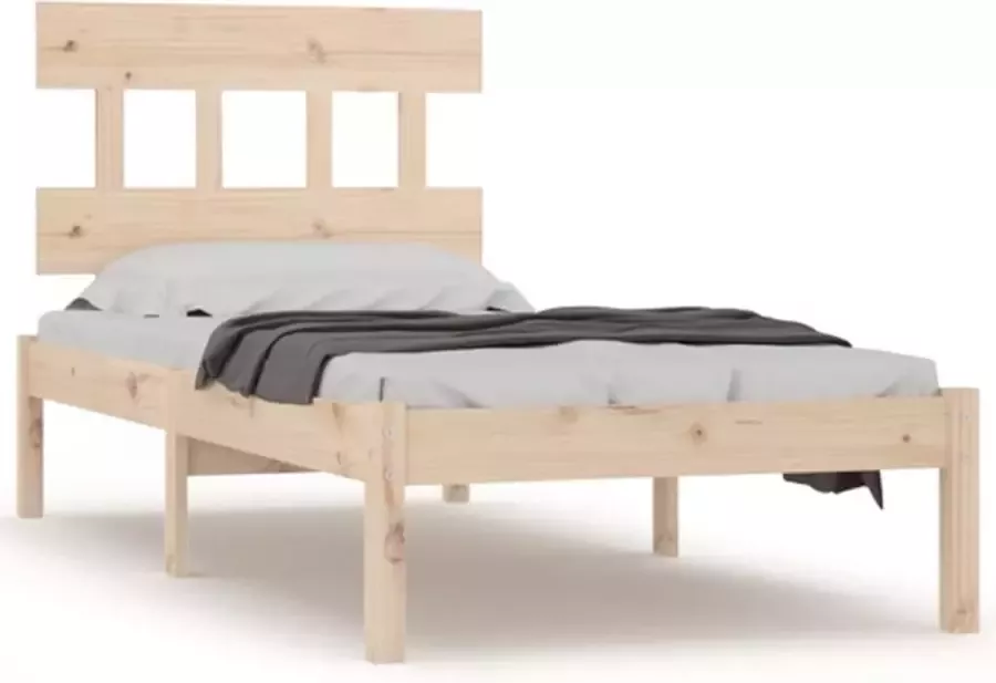 VidaXL -Bedframe-massief-hout-90x200-cm - Foto 2