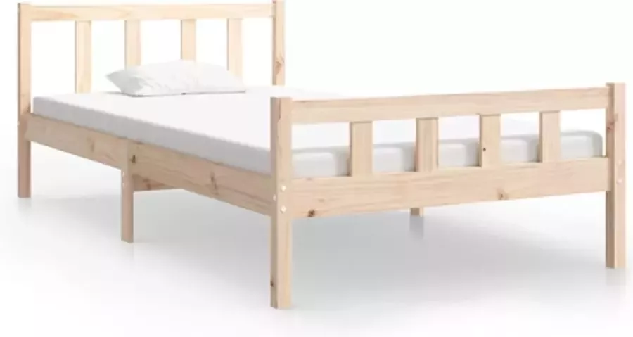 VidaXL -Bedframe-massief-hout-90x200-cm - Foto 2