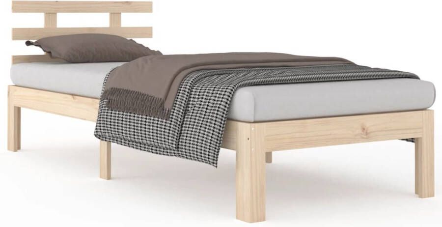 VidaXL -Bedframe-massief-hout-90x200-cm