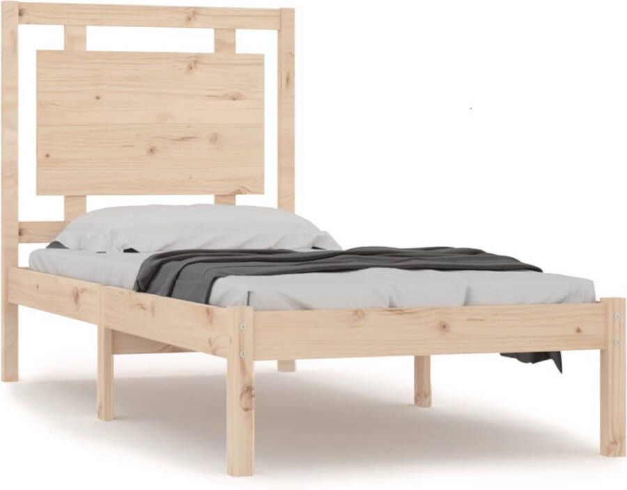 VidaXL -Bedframe-massief-hout-90x200-cm