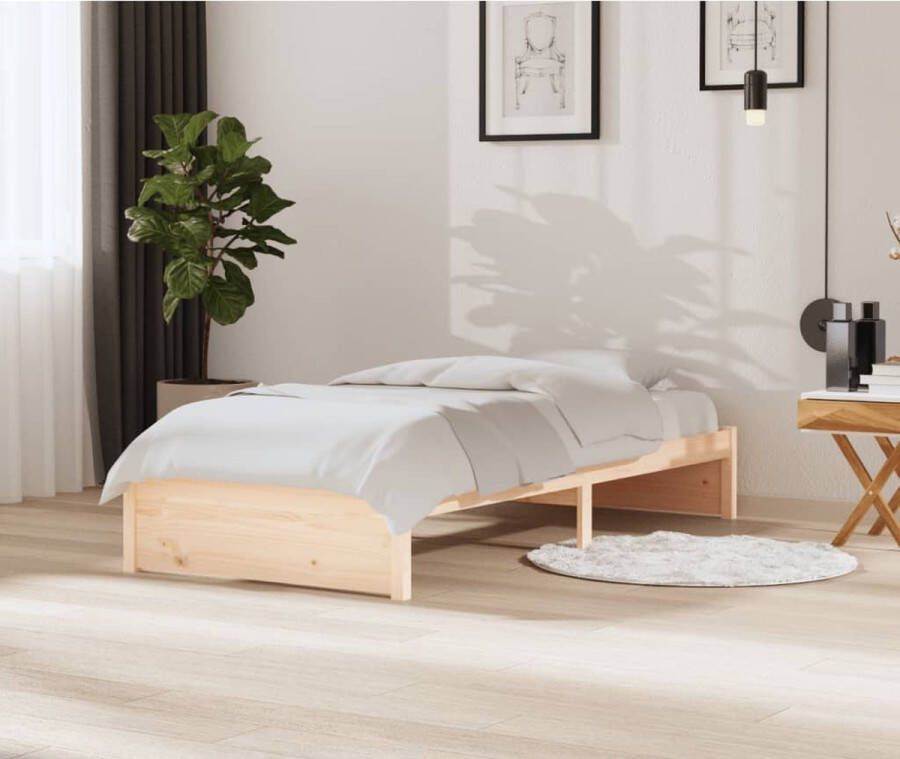 VidaXL -Bedframe-massief-hout-90x200-cm