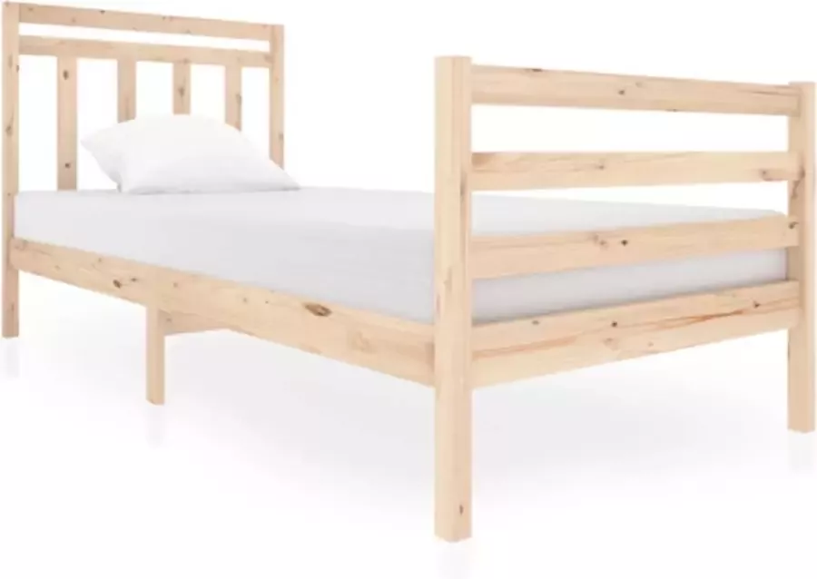 VidaXL -Bedframe-massief-hout-90x200-cm - Foto 2