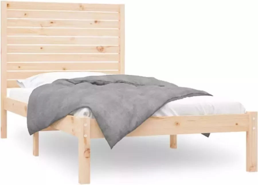 VidaXL -Bedframe-massief-hout-90x200-cm - Foto 2