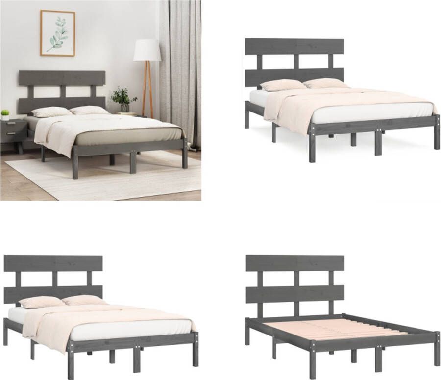 VidaXL Boxspringframe Geniet van een goede nachtrust Boxspringframe Afmeting- 203 x 140 x 35 cm Ken- Zacht fluweel Kleur- Donkergroen Materiaal- Stof multiplex Bed Inclusief Reiniger