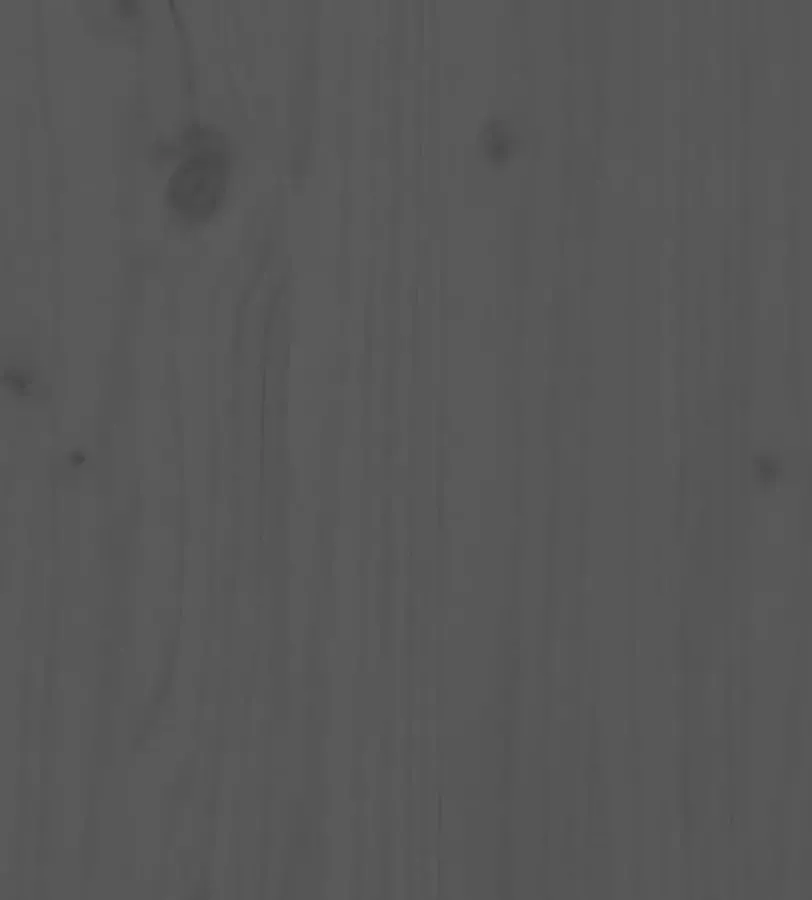 VidaXL Bedframe massief hout grijs 75x190 cm 2FT6 Small Single - Foto 2