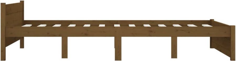 VidaXL -Bedframe-massief-hout-honingbruin-140x200-cm - Foto 3