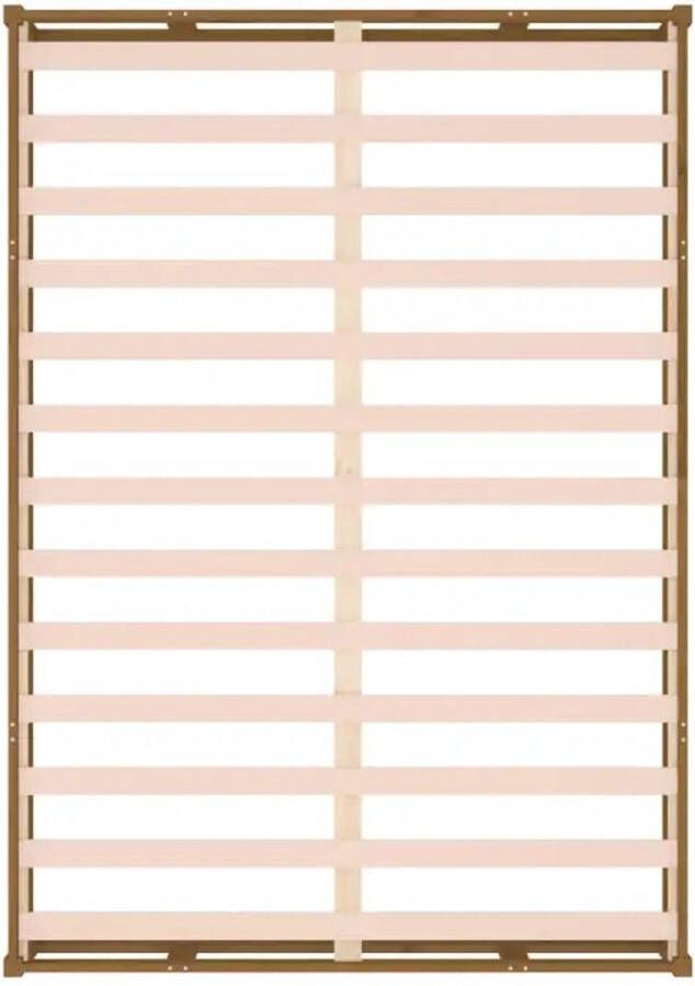 VidaXL Bedframe massief hout honingbruin 160x200 cm - Foto 2