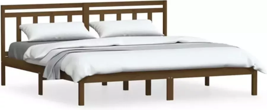 VidaXL -Bedframe-massief-hout-honingbruin-180x200-cm-6FT-super-king - Foto 2