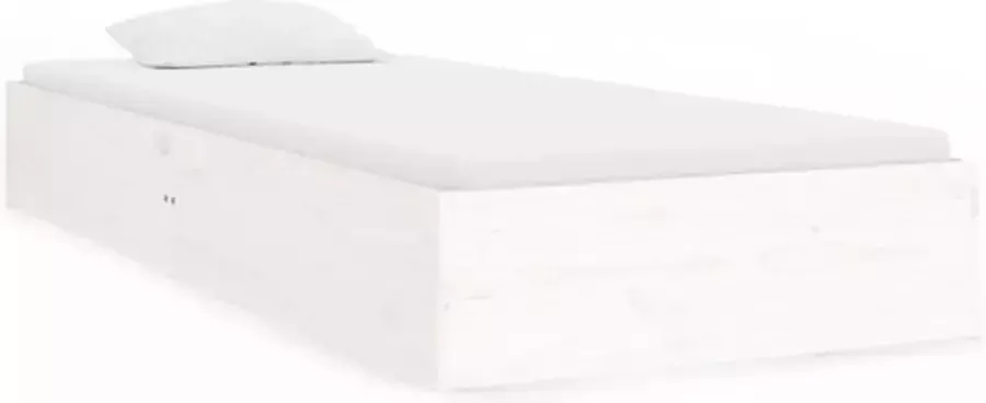VidaXL -Bedframe-massief-hout-wit-90x190-cm-3FT-Single - Foto 3