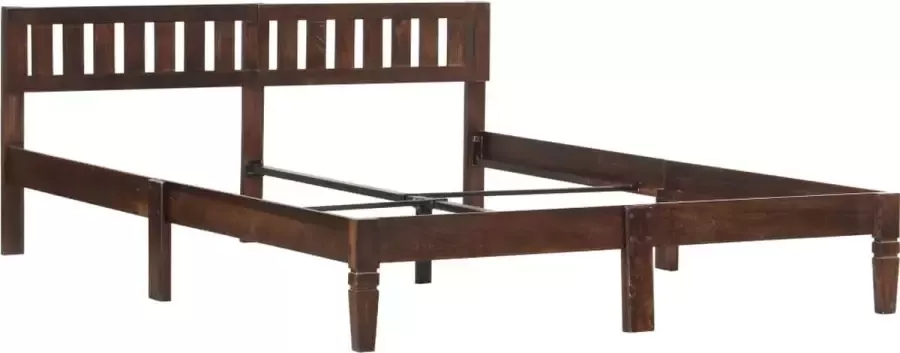 VidaXL Bedframe massief mangohout 160 cm - Foto 2