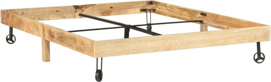 VidaXL -Bedframe-massief-mangohout-160x200-cm