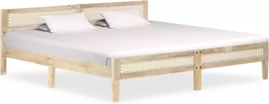 VidaXL -Bedframe-massief-mangohout-200-cm - Foto 2