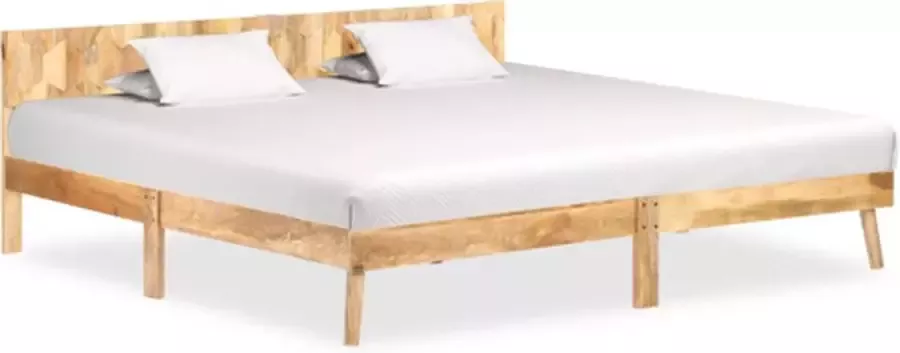VidaXL Bedframe massief mangohout 200x200 cm - Foto 2