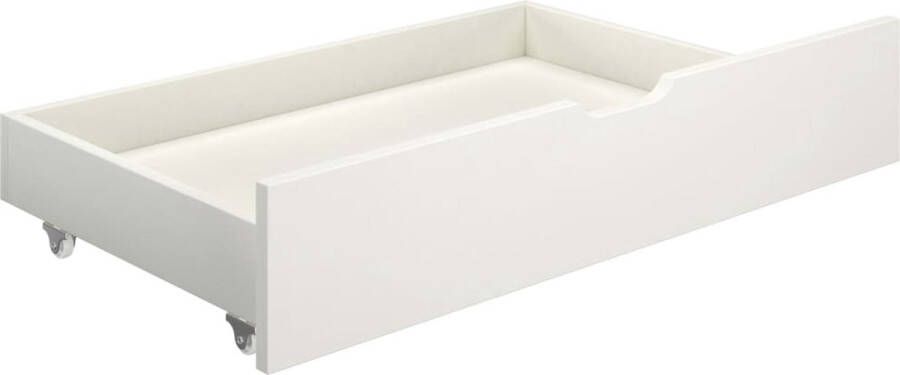 VidaXL -Bedframe-met-2-lades-massief-grenenhout-wit-140x200-cm - Foto 2