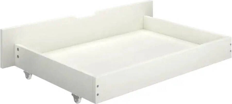 VidaXL Bedframe met 4 lades massief grenenhout wit 160x200 cm