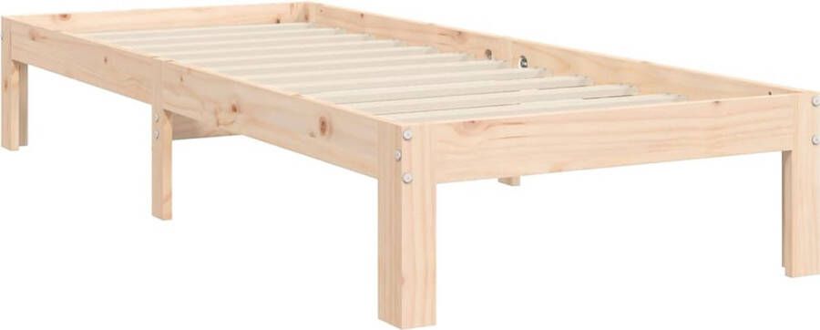 VidaXL -Bedframe-met-hoofdbord-massief-hout-2FT6-Small-Single - Foto 7