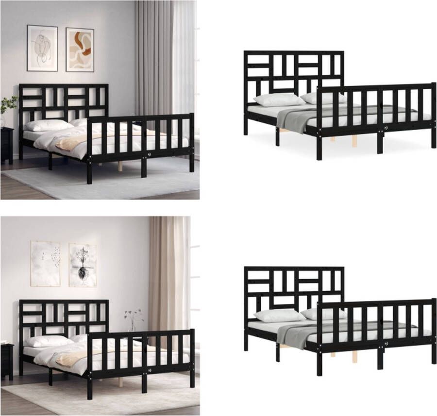 VidaXL Boxspringframe Zwart 193 x 90 x 35 cm Zacht fluweel Ondersteunende poten Multiplex lattenbodem Matras niet inbegrepen Bed Inclusief Reiniger