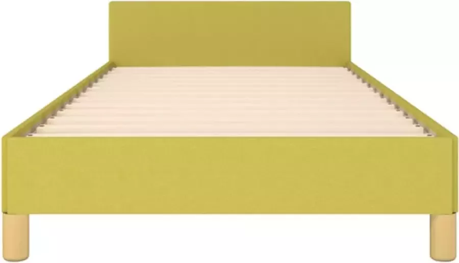 VidaXL -Bedframe-met-hoofdbord-stof-groen-80x200-cm - Foto 3