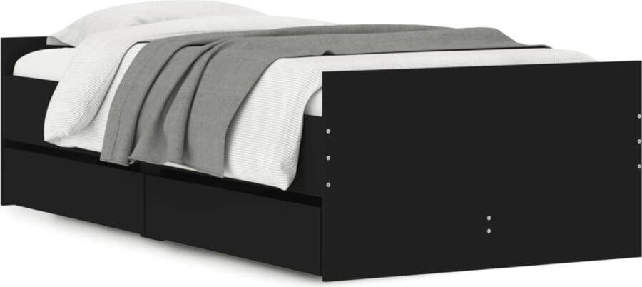 VidaXL -Bedframe-met-lades-zwart-100x200-cm - Foto 4