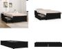 VidaXL Bedframe met lades zwart 90x190 cm 3FT Single Bedframe Bedframes Eenpersoonsbed Bed - Thumbnail 3