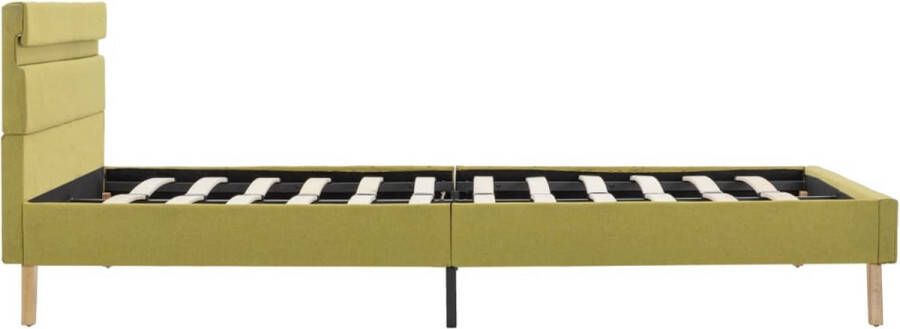 VidaXL -Bedframe-met-LED-stof-groen-120x200-cm