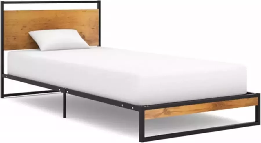 VidaXL -Bedframe-metaal-100x200-cm - Foto 4