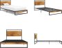 VidaXL Bedframe metaal 90x200 cm Bedframe Bed Frame Bed Frames - Thumbnail 2