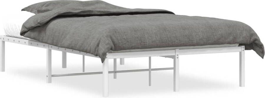 VidaXL -Bedframe-metaal-wit-120x200-cm - Foto 3